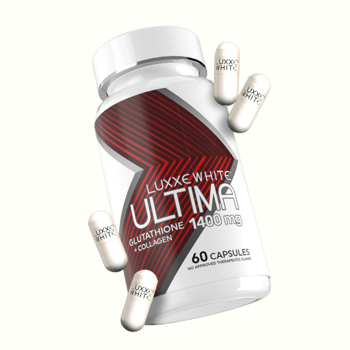 Luxxe White Ultima Glutathione + Collagen 1400 mg 60 Capsules