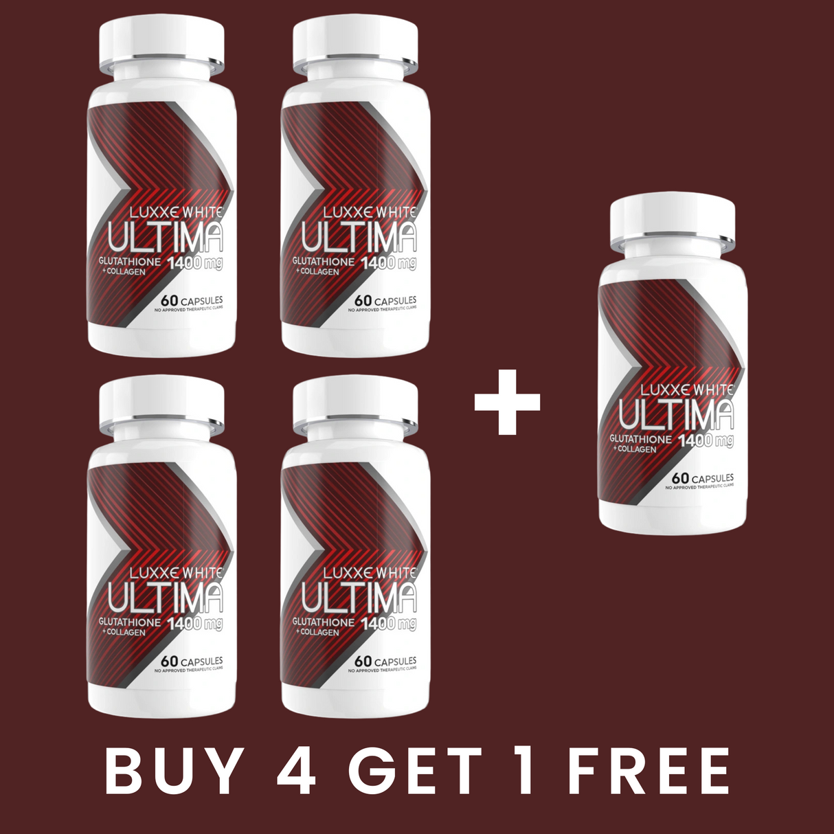 Buy 4 Luxxe White Ultima Get 1 Free
